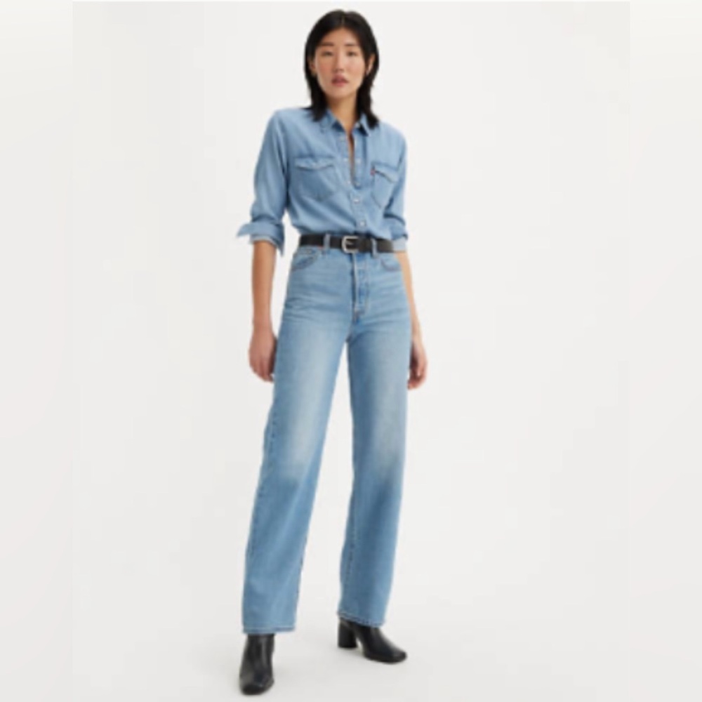 Levi's Ribcage Ankle Jeans, Size 33